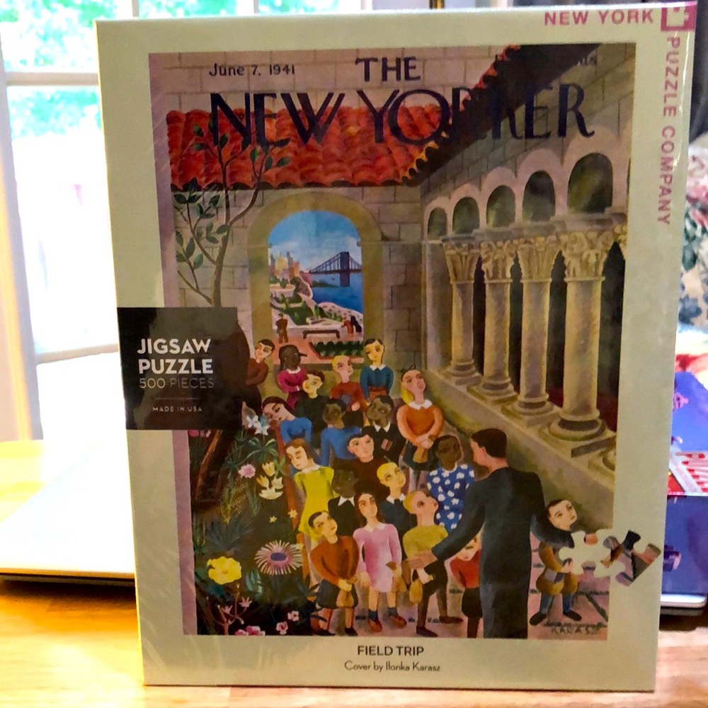 Jigsaw puzzle 500 pieces.  The New Yorker:  FIELD TRIP.